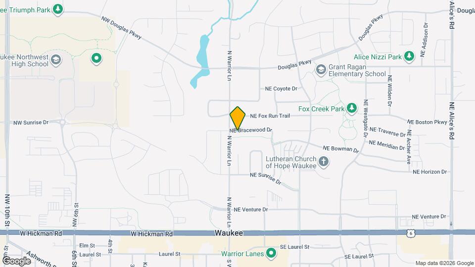40 NE Gracewood Dr Map and Location Details