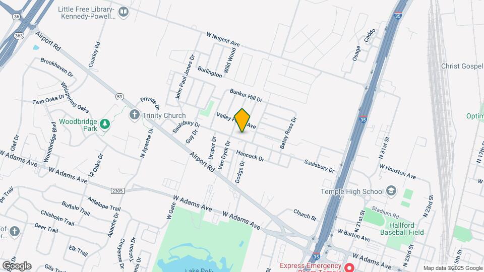 2604 Saulsbury Dr Map and Location Details