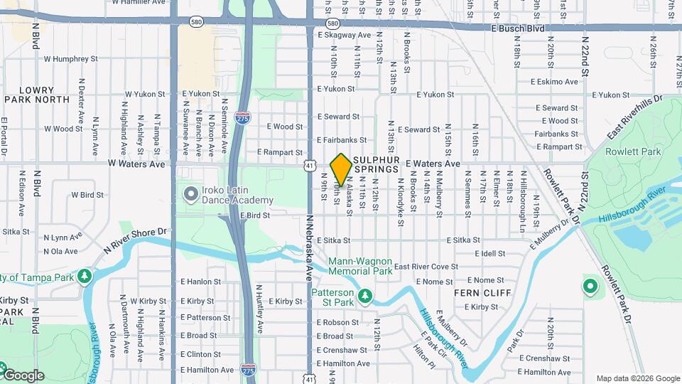 8217 N 10th St Map and Location Details