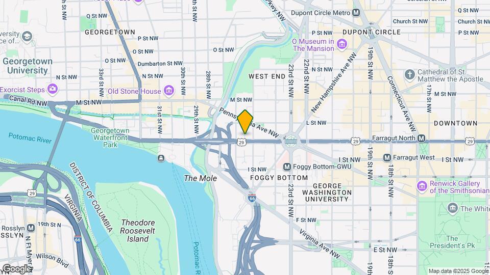 2515 K St NW Map and Location Details