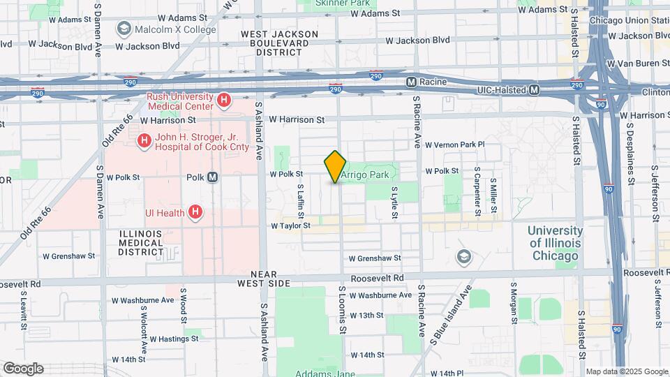 822 S Loomis St, Unit 1 Map and Location Details