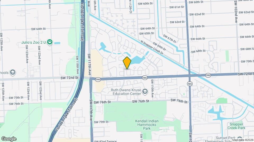 7101 SW 113th Ct Map and Location Details