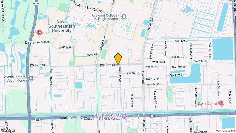 3908 SW 67th Terrace Map and Location Details