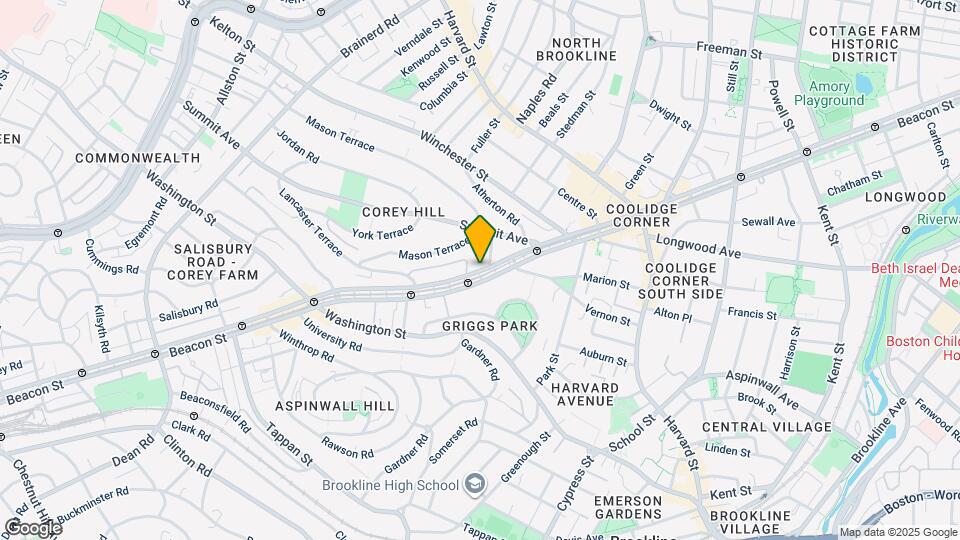 1474 Beacon St Map and Location Details