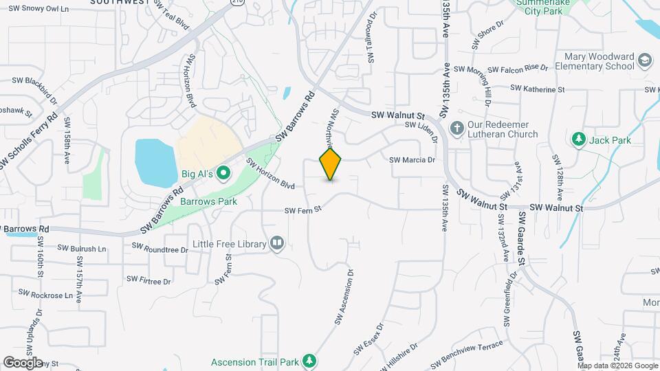 12655 SW Bailey Trce Map and Location Details