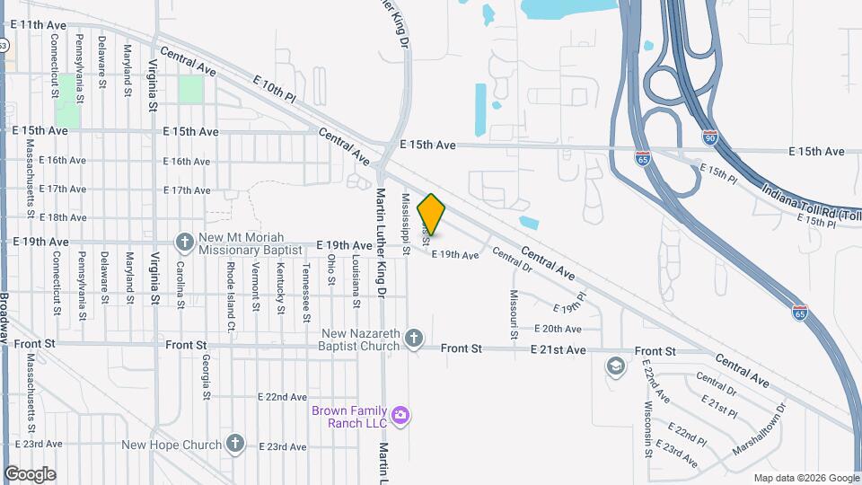 1843 Illinois St Map and Location Details