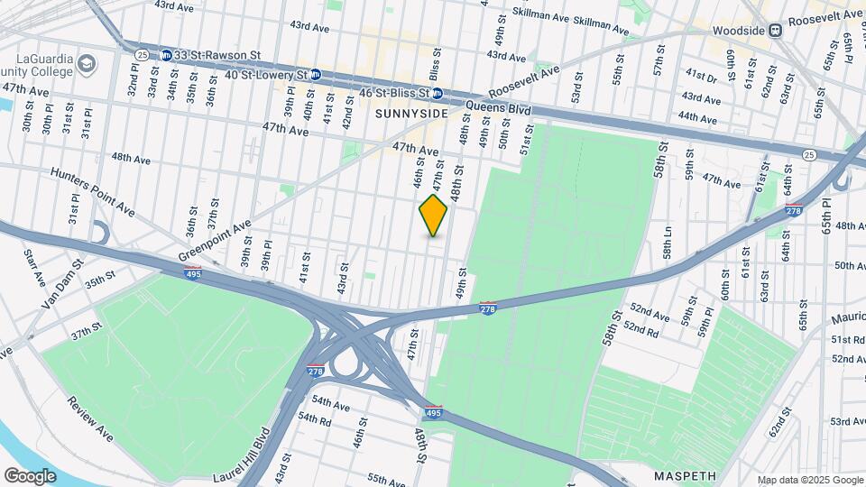 48-49 47th Street Unit Mapa y Detalles de la Ubicación