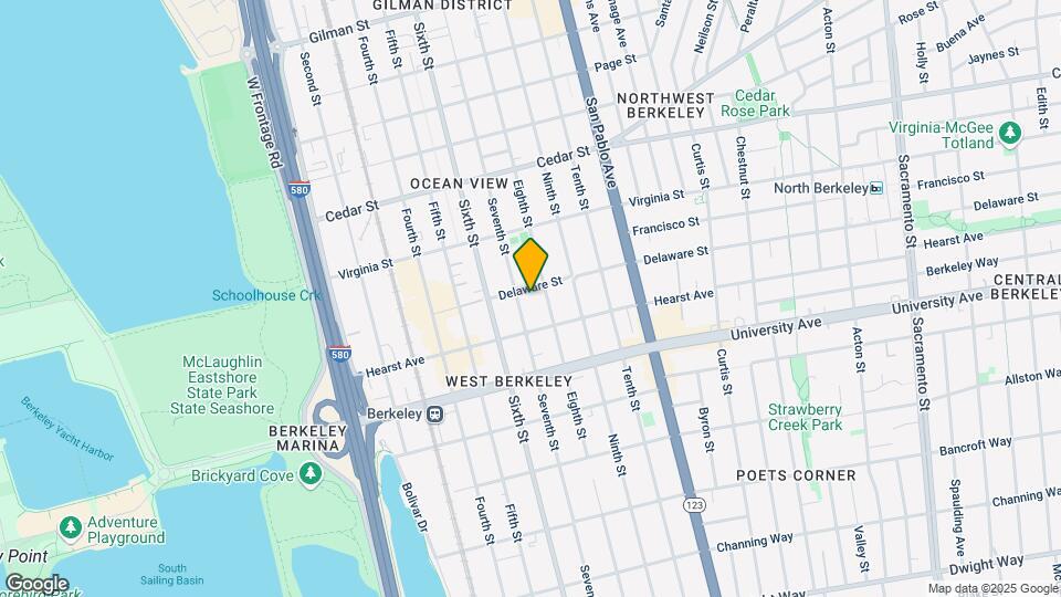 906 Delaware St Map and Location Details