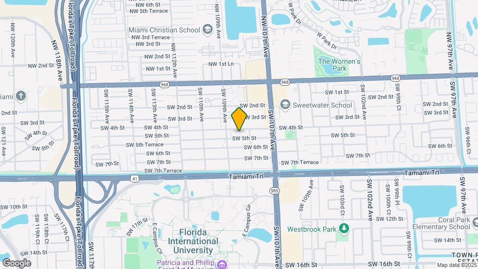 10841 SW 5th St Mapa y Detalles de la Ubicación