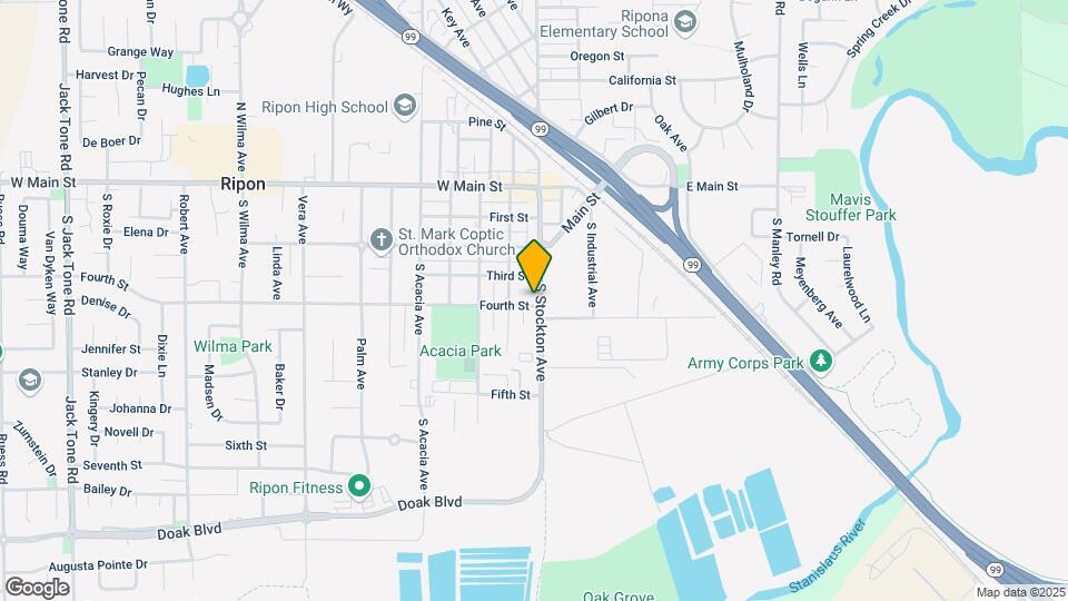 449 S Stockton Ave Map and Location Details