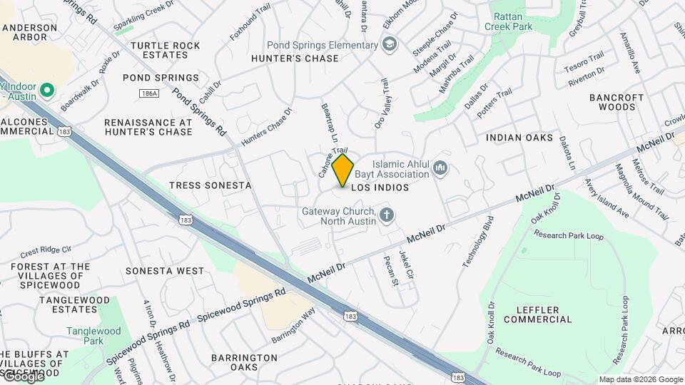 7806 Topawa Cove Map and Location Details