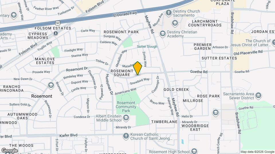 3059 Rosemont Dr Map and Location Details