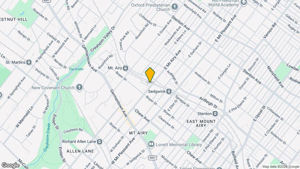 7201 Devon St Map and Location Details