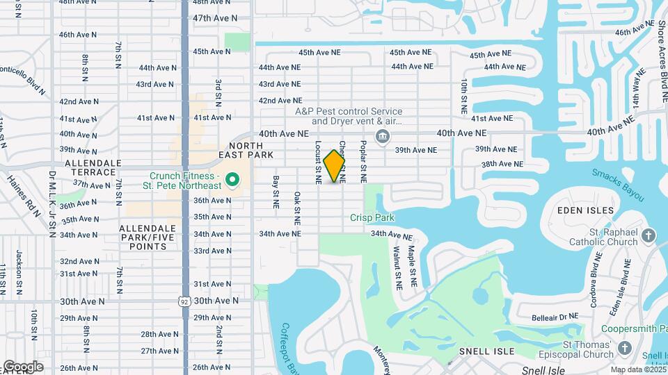 446 37th Ave NE Map and Location Details