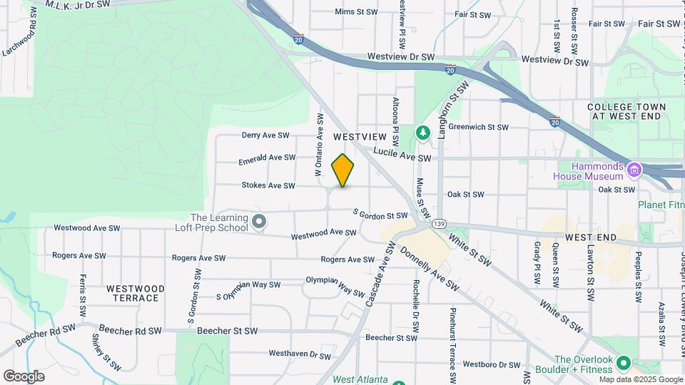 1550 Stokes Ave SW Map and Location Details