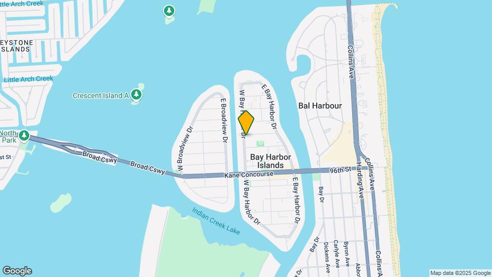 9871 W Bay Harbor Dr Map and Location Details