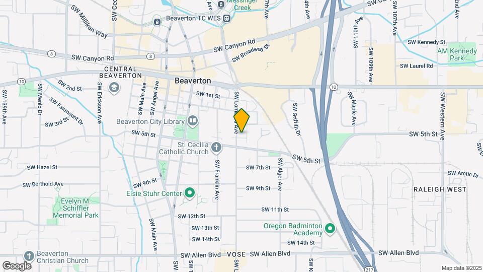 4930 SW Lombard Ave Map and Location Details