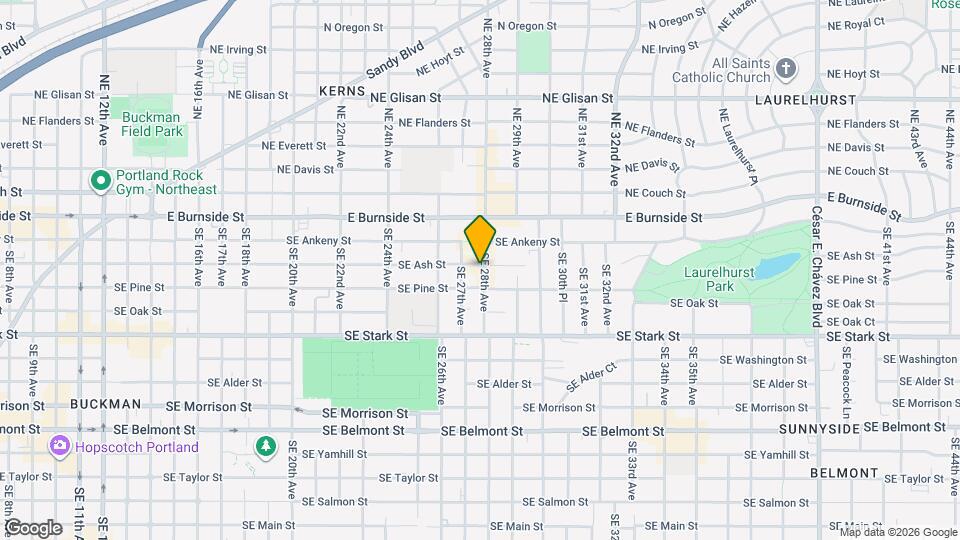 2740 SE Ash St Mapa y Detalles de la Ubicación