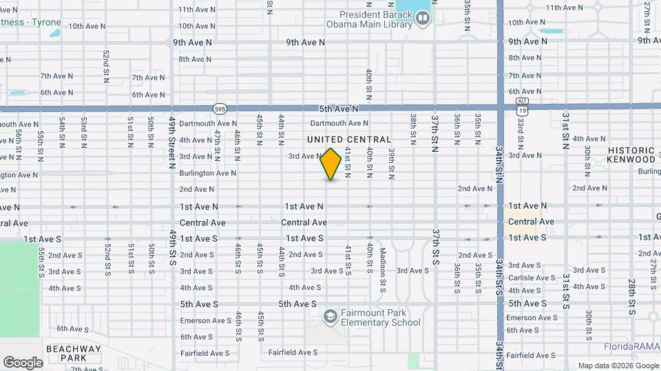 4153 2nd Ave N Map and Location Details
