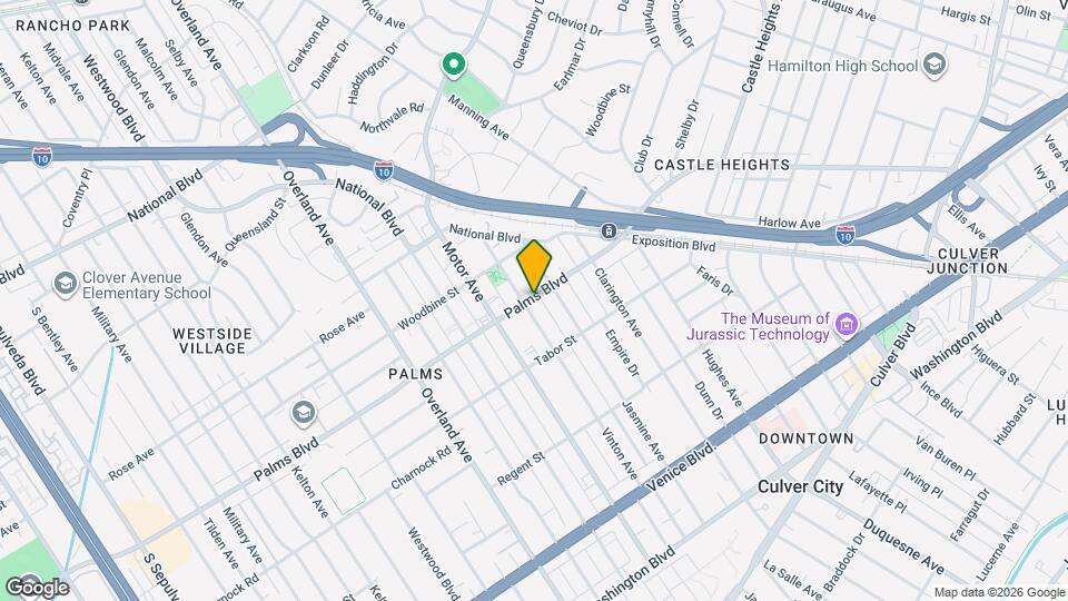 10250 Palms Blvd. Map and Location Details