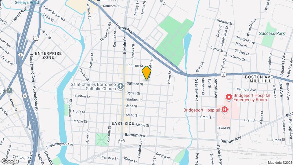 1347 Pembroke St Map and Location Details