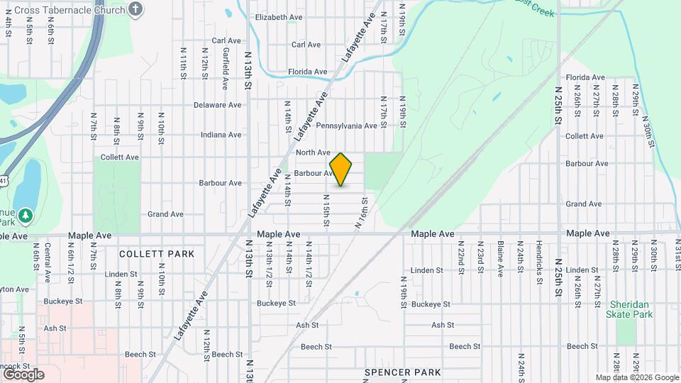 1526 Woodley Ave Mapa y Detalles de la Ubicación