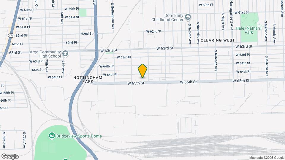 6918-6920 W 65th St Mapa y Detalles de la Ubicación