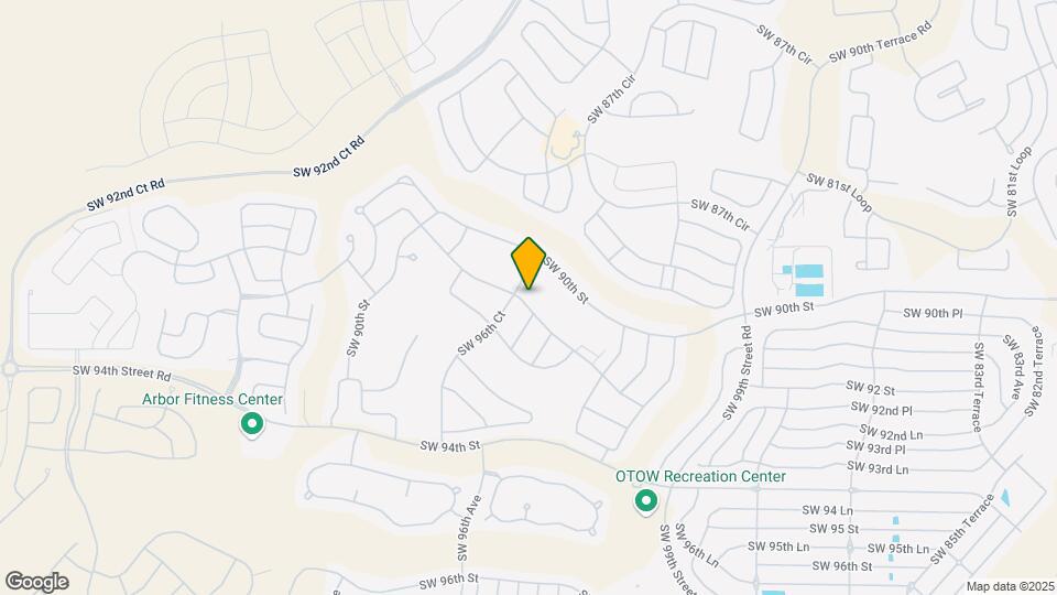 9513 SW 92nd Place Rd Map and Location Details