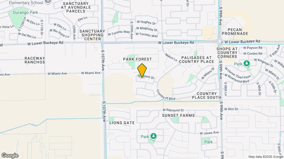 10410 W Pioneer St Mapa y Detalles de la Ubicación