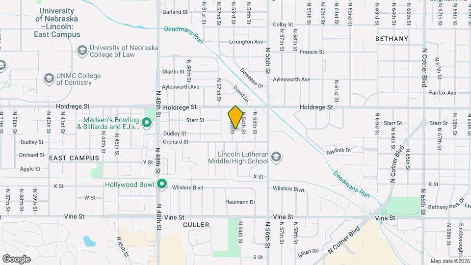 1230 N 53rd St Map and Location Details