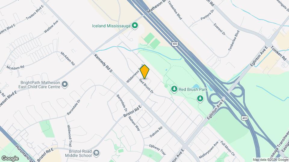 5323 Red Brush Dr Map and Location Details