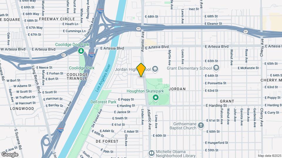 570 E 64th St Map and Location Details