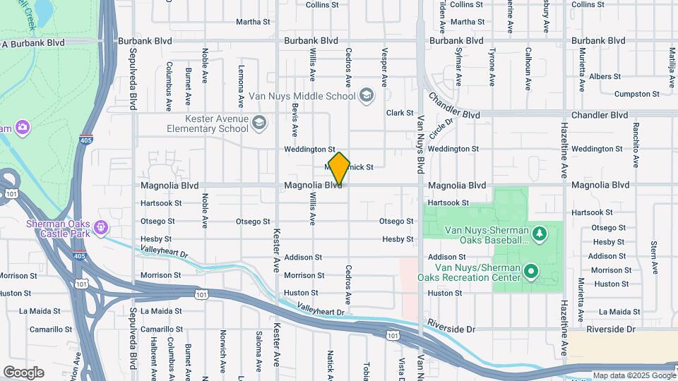 14718 W Magnolia Blvd, Unit 7 Map and Location Details