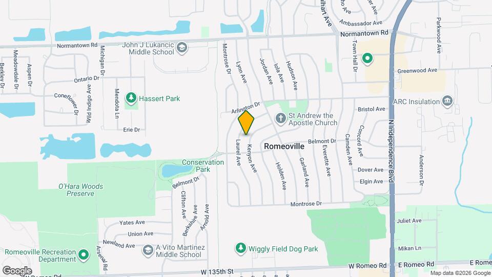 508 Kenyon Ave Map and Location Details