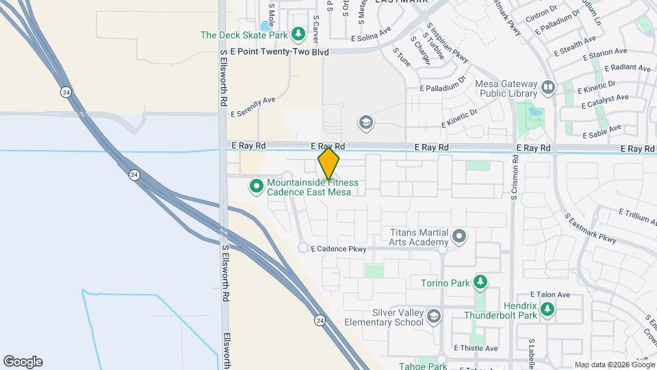 9504 E Theia Dr Map and Location Details