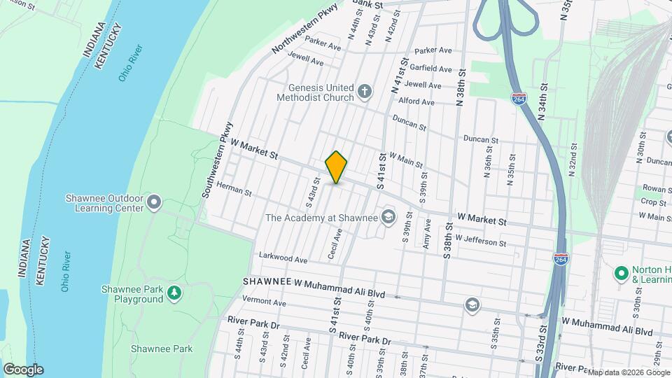 209 S 42nd St Map and Location Details