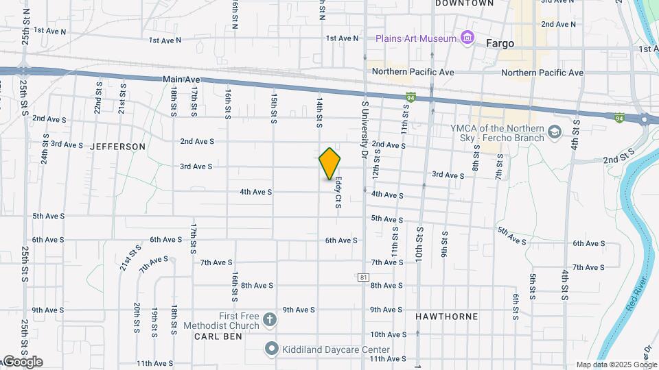 1341 4th Ave S, Unit 1 Map and Location Details