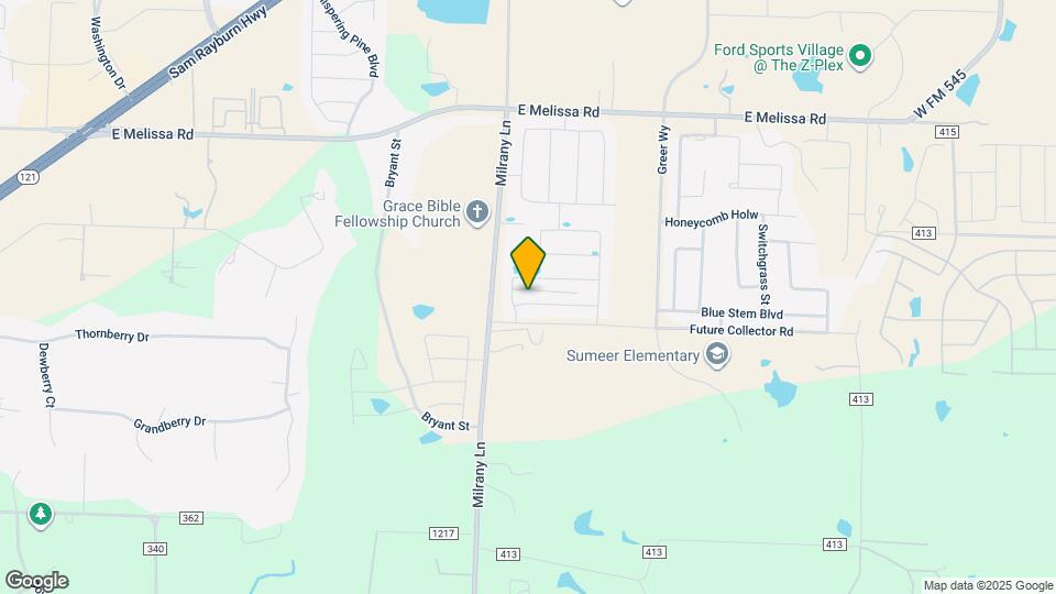 Townhomes at Sam Rayburn Mapa y Detalles de la Ubicación