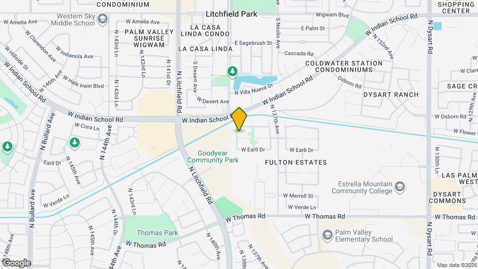 13820 W Cheery Lynn Rd Map and Location Details