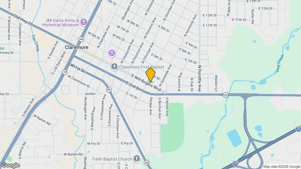 428 E Will Rogers Blvd Map and Location Details