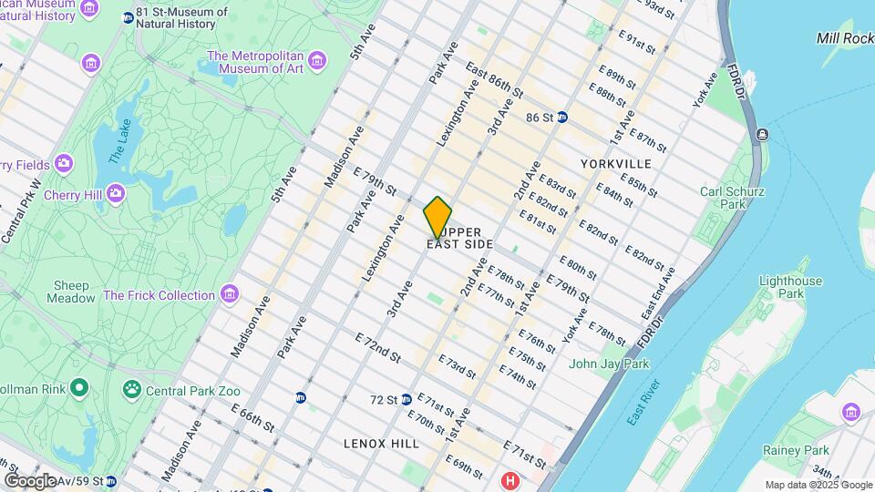 200 E 78th St Mapa y Detalles de la Ubicación