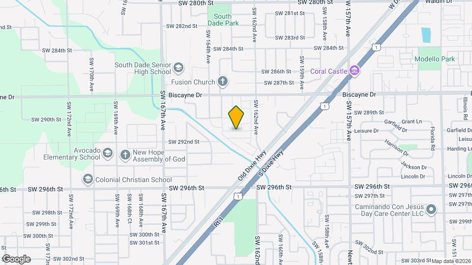 16276 SW 291st St Map and Location Details