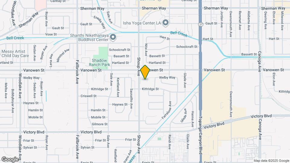 22353 Welby Way Map and Location Details