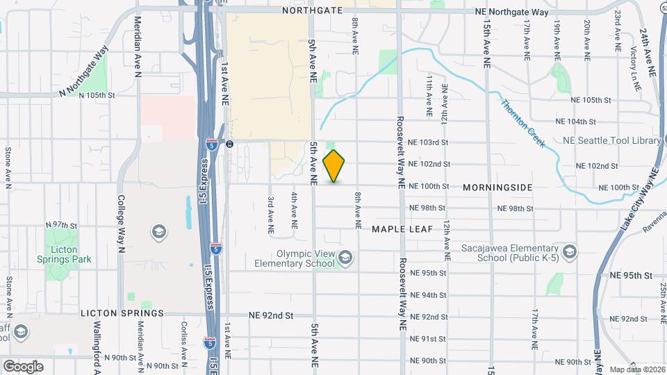 529 NE 100th St Map and Location Details