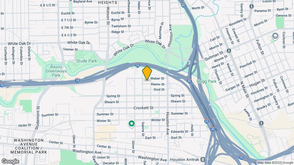 1706 Alamo St Map and Location Details
