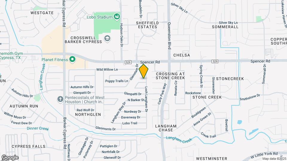 17306 N Yorkglen Dr Map and Location Details