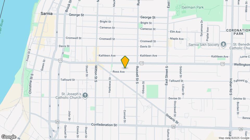 210 Ross Ave Map and Location Details