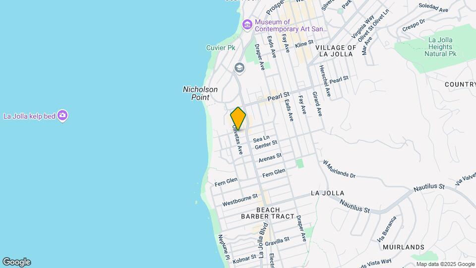 7337 Olivetas Ave Map and Location Details