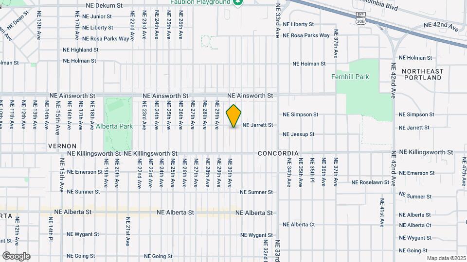 5722 NE 30th Ave Mapa y Detalles de la Ubicación