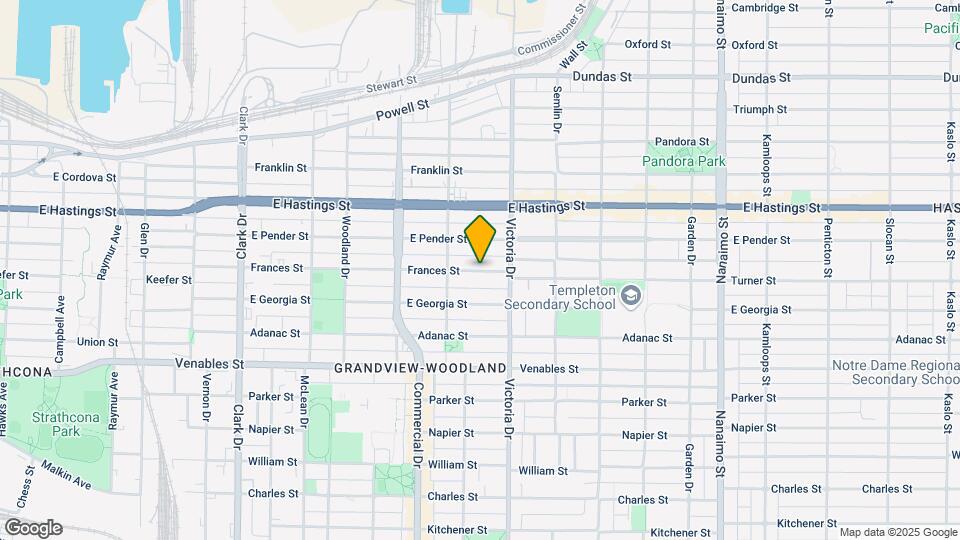 1833 Frances St Map and Location Details